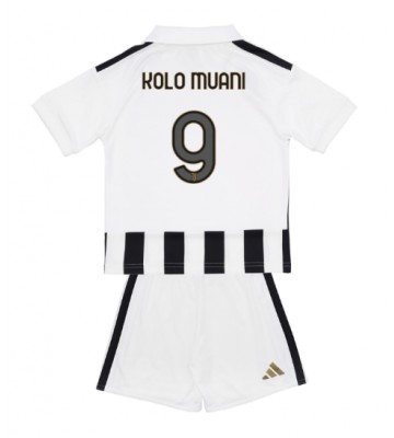 Juventus Randal Kolo Muani #9 Hjemmebanetrøje Børn 2026-27 Kortærmet (+ Korte bukser)